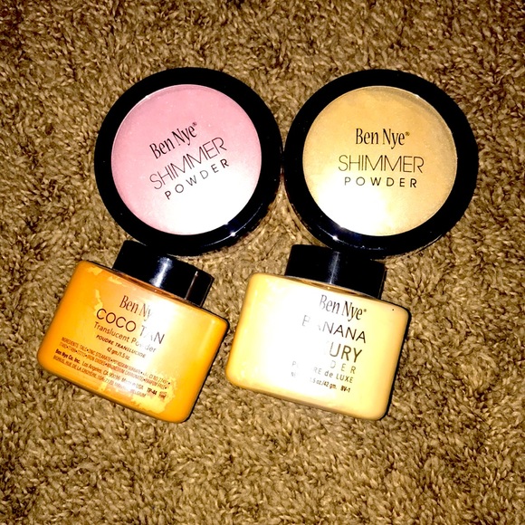 Makeup | Ben Nye Powder Bundle Banana Luxury Coco Tan Rose Shimmer ...